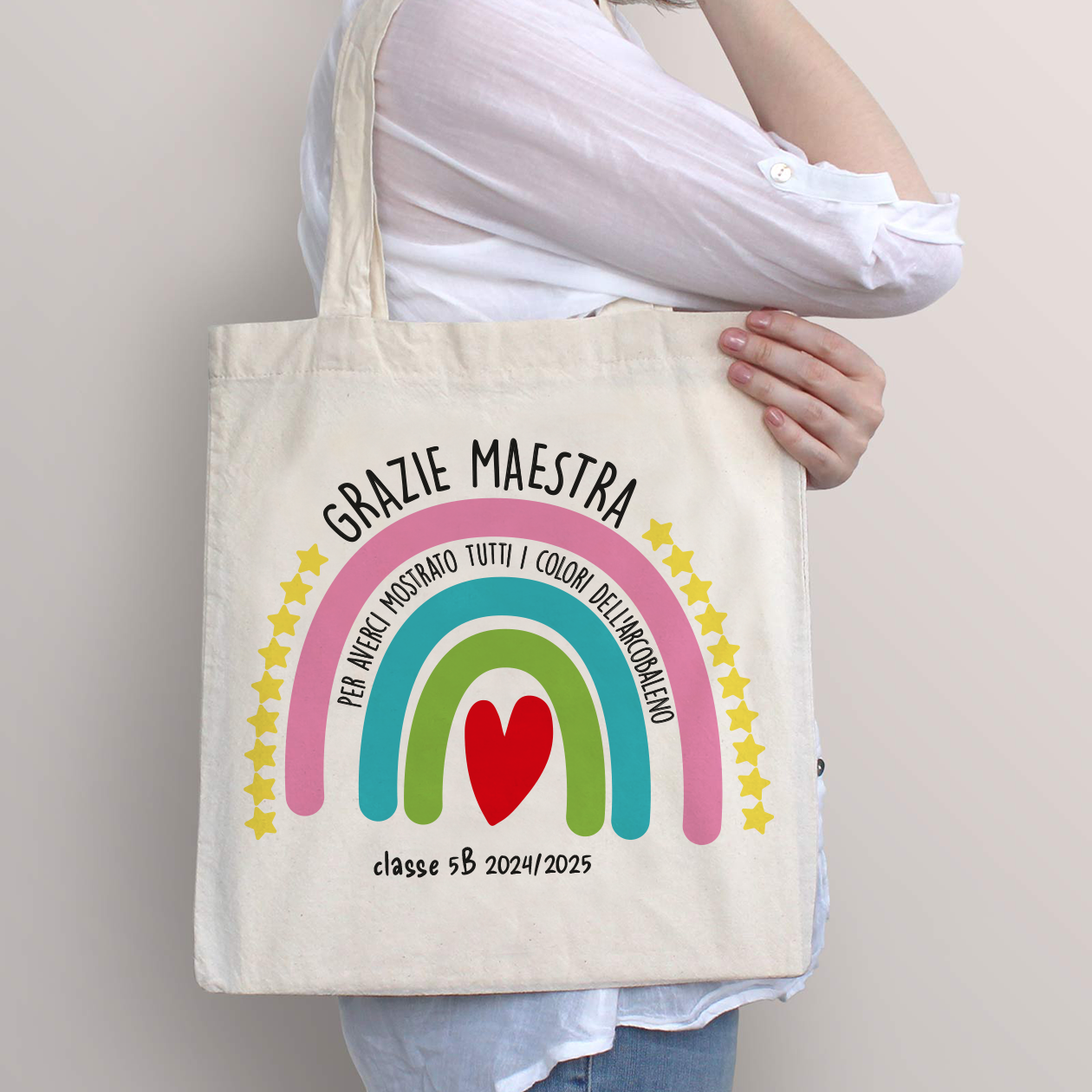 Grazie Maestra - Shopper In Cotone