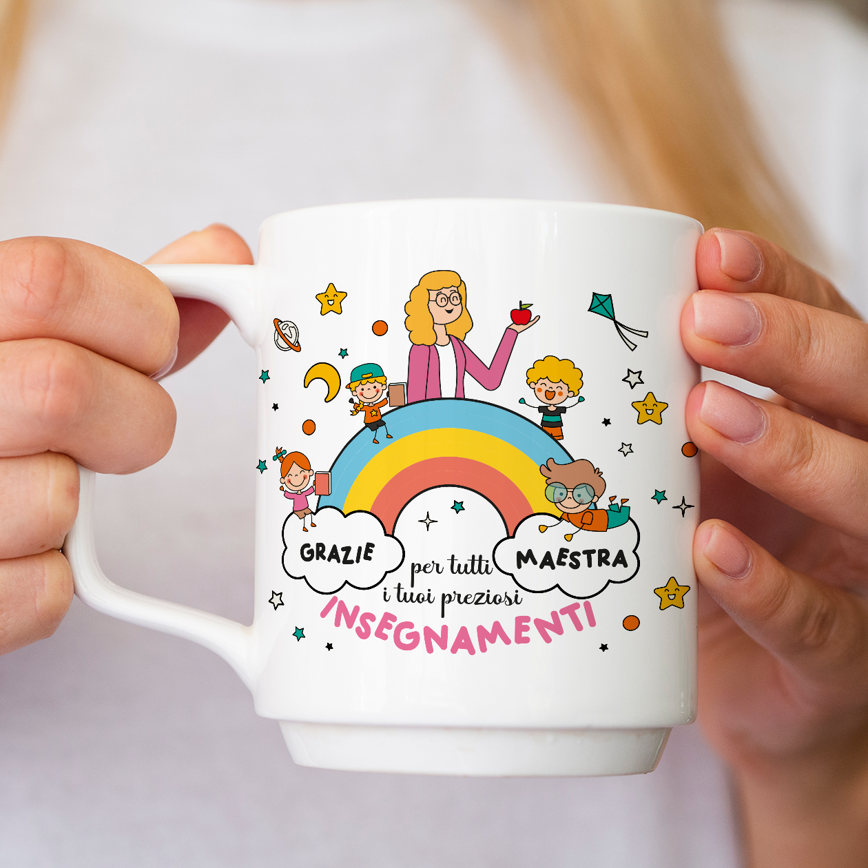 Grazie Maestra per tutti tuoi preziosi insegnamenti - Tazza Mug