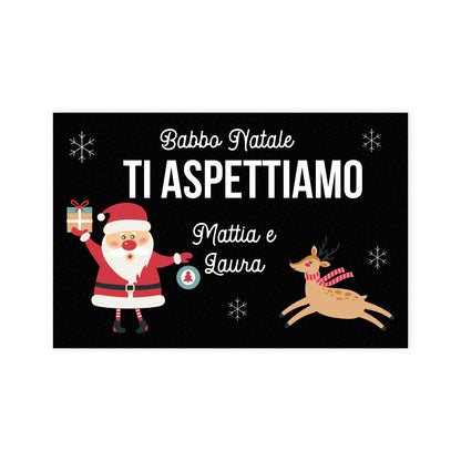 Questa famiglia ama il Natale - Tappeto - personalizzato con nomi
