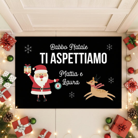 Questa famiglia ama il Natale - Tappeto - personalizzato con nomi