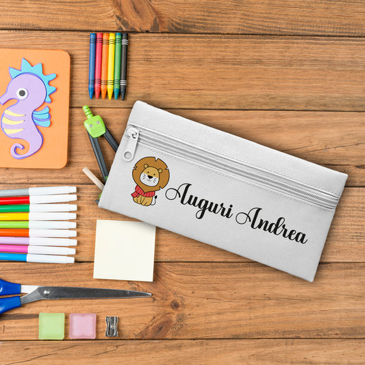 Baby Lyon - Astuccio in Poliestere - personalizzato con nome