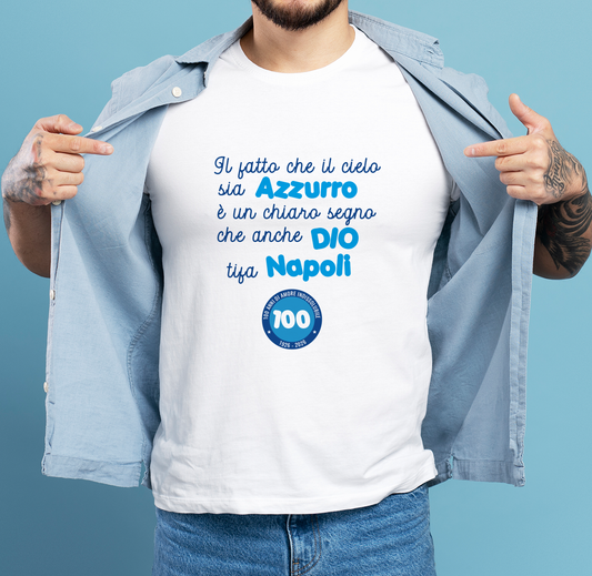 Cielo Azzurro - T-shirt Bianca - Maglia 2026