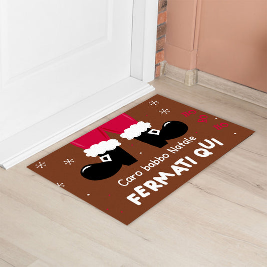 Caro Babbo Natale fermati qui - Tappeto