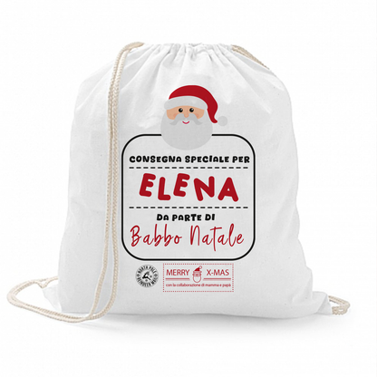 Consegna speciale - Sacchetto - personalizzato con nome