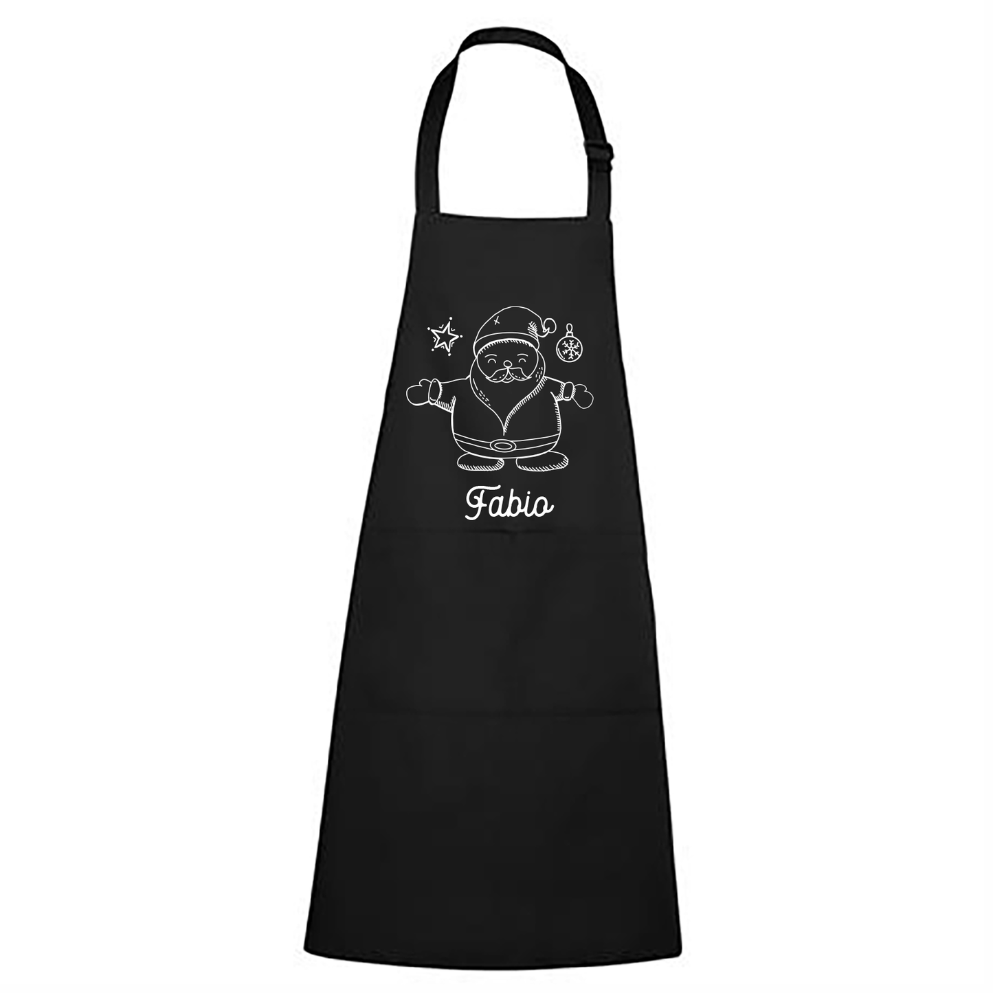 Babbo Natale - Grembiule da Cucina Natalizio - personalizzato con nome