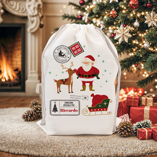 HoHoHo Consegna speciale - Sacchetto - personalizzato con nome