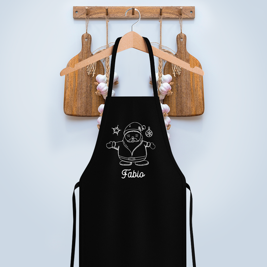 Babbo Natale - Grembiule da Cucina Natalizio - personalizzato con nome