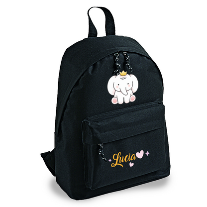 Baby Elephant - zaino scuola - personalizzato con nome