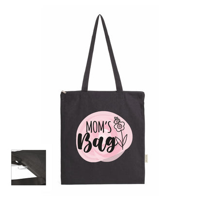 Mom's bag - Shopper In Cotone con chiusura zip