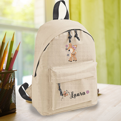 Bambi - zaino scuola - personalizzato con nome