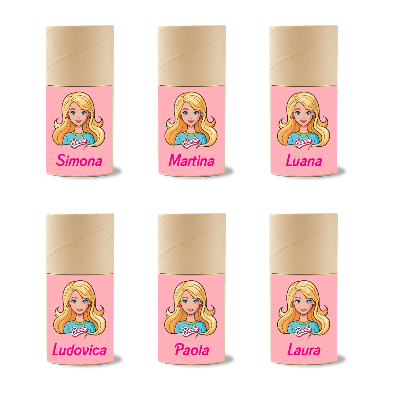 Baby - Set 6 pezzi Da Disegno In Legno personalizzati con nomi