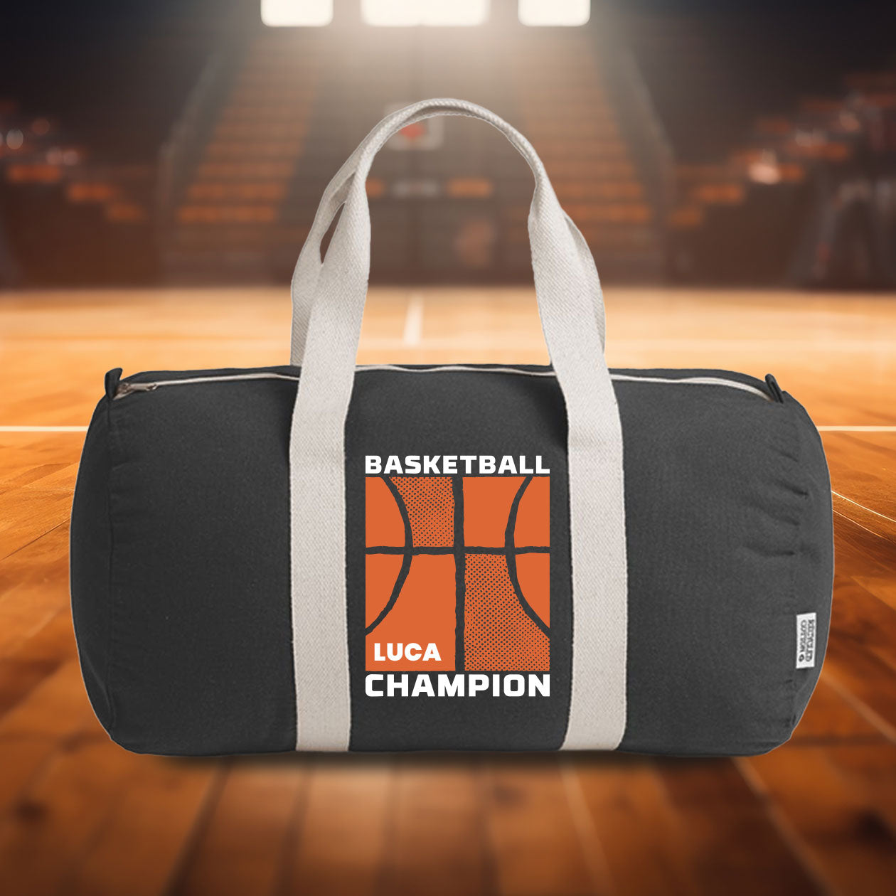Basketball - Borsa da palestra - personalizzata con nome