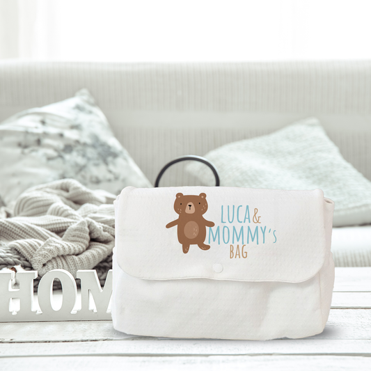 Mommy's Bag - Borsa Fasciatoio per Neonato personalizzata con nome
