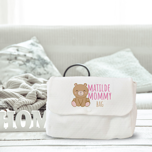 Mommy Bag - Borsa Fasciatoio per Neonato personalizzata con nome