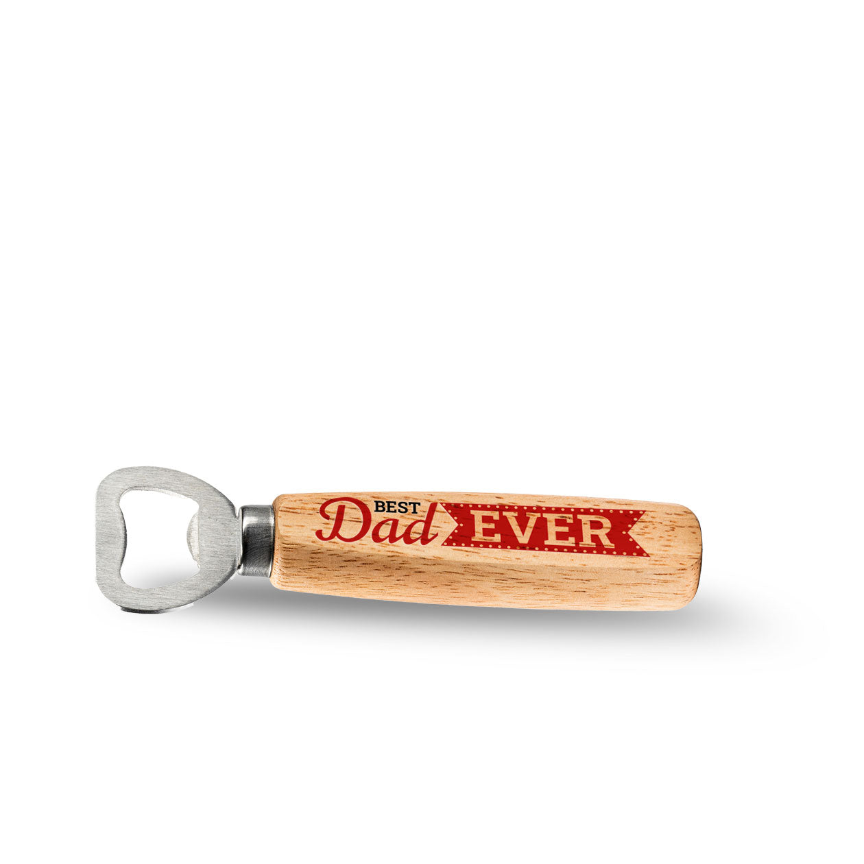 Best dad ever - Apribottiglie in legno