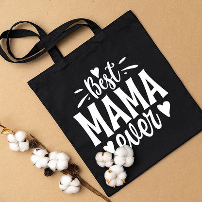 Best mama ever - Shopper In Cotone con chiusura zip