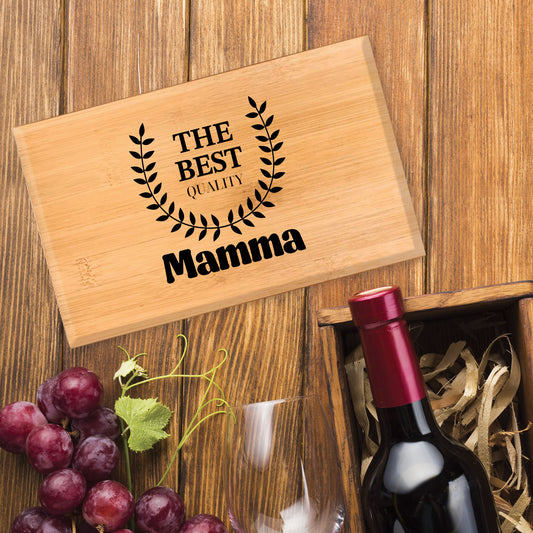 The best quality Mamma - Set da vino in bamboo