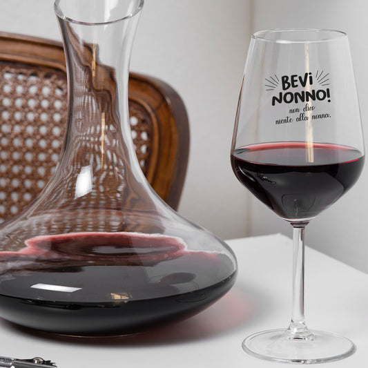 Bevi nonno - Calice Bicchiere da Vino