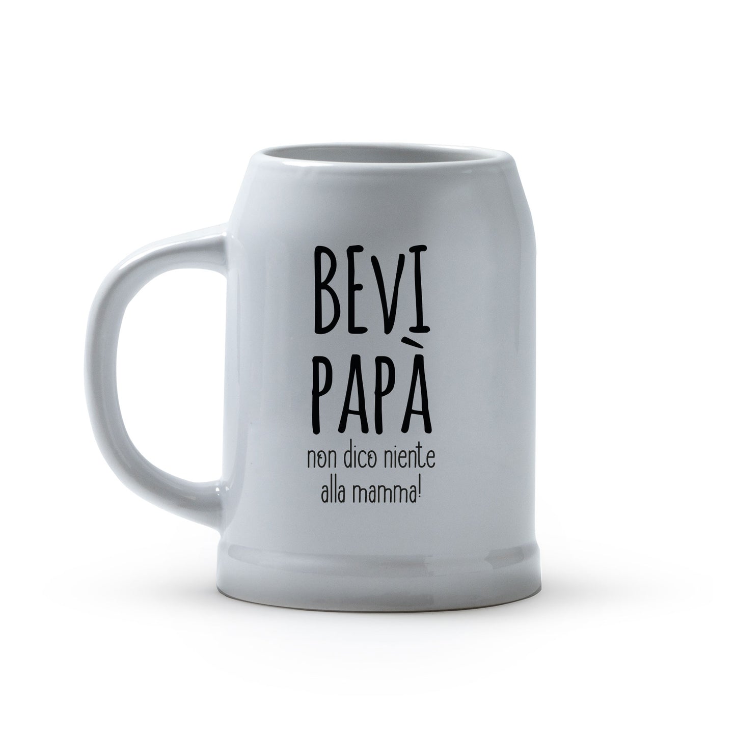 Bevi papà non dico niente alla mamma  - Caraffa in ceramica