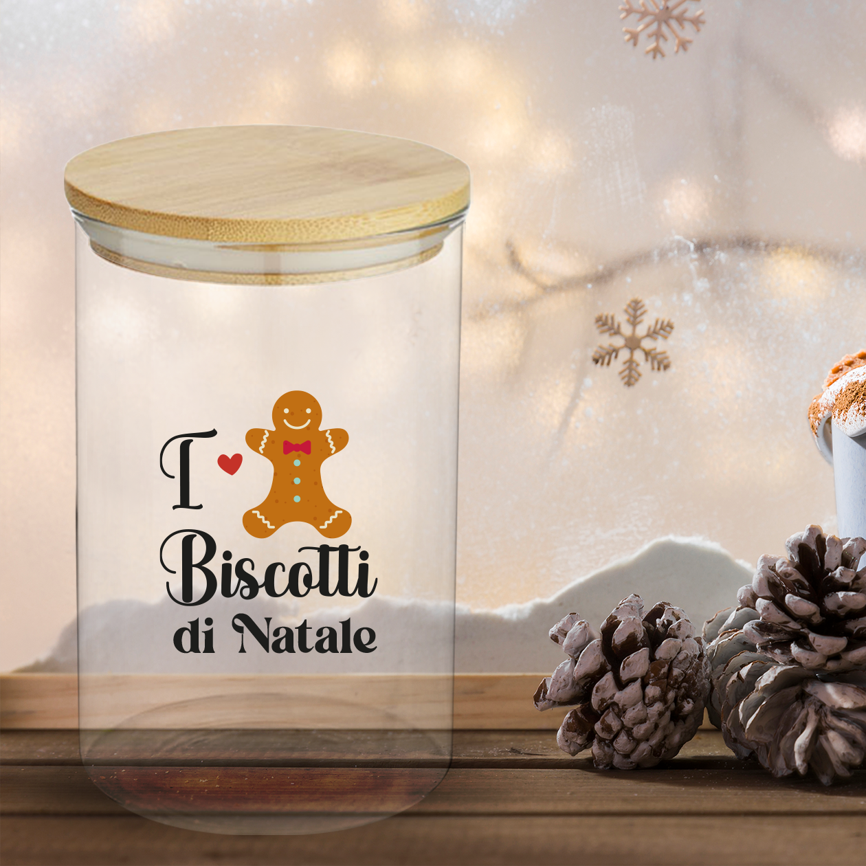 I love biscotti di Natale - Barattolo