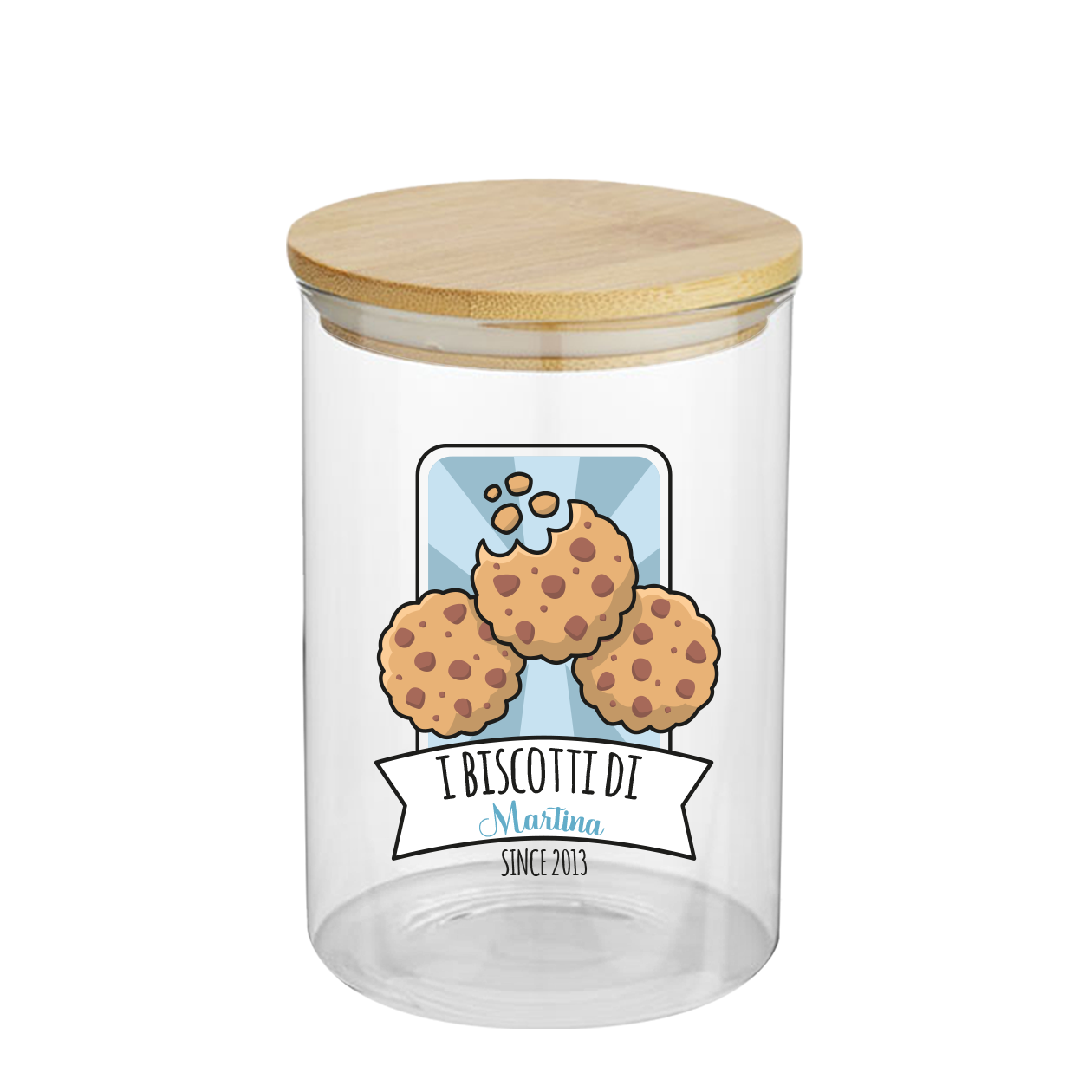 I migliori biscotti - Barattolo personalizzato con nome