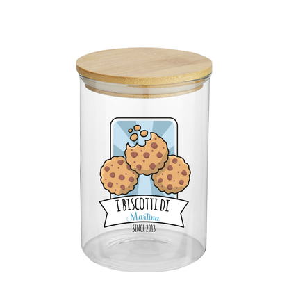 I migliori biscotti - Barattolo personalizzato con nome