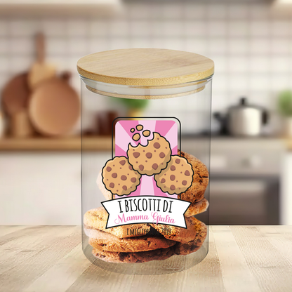 I biscotti di - Barattolo personalizzato con nome