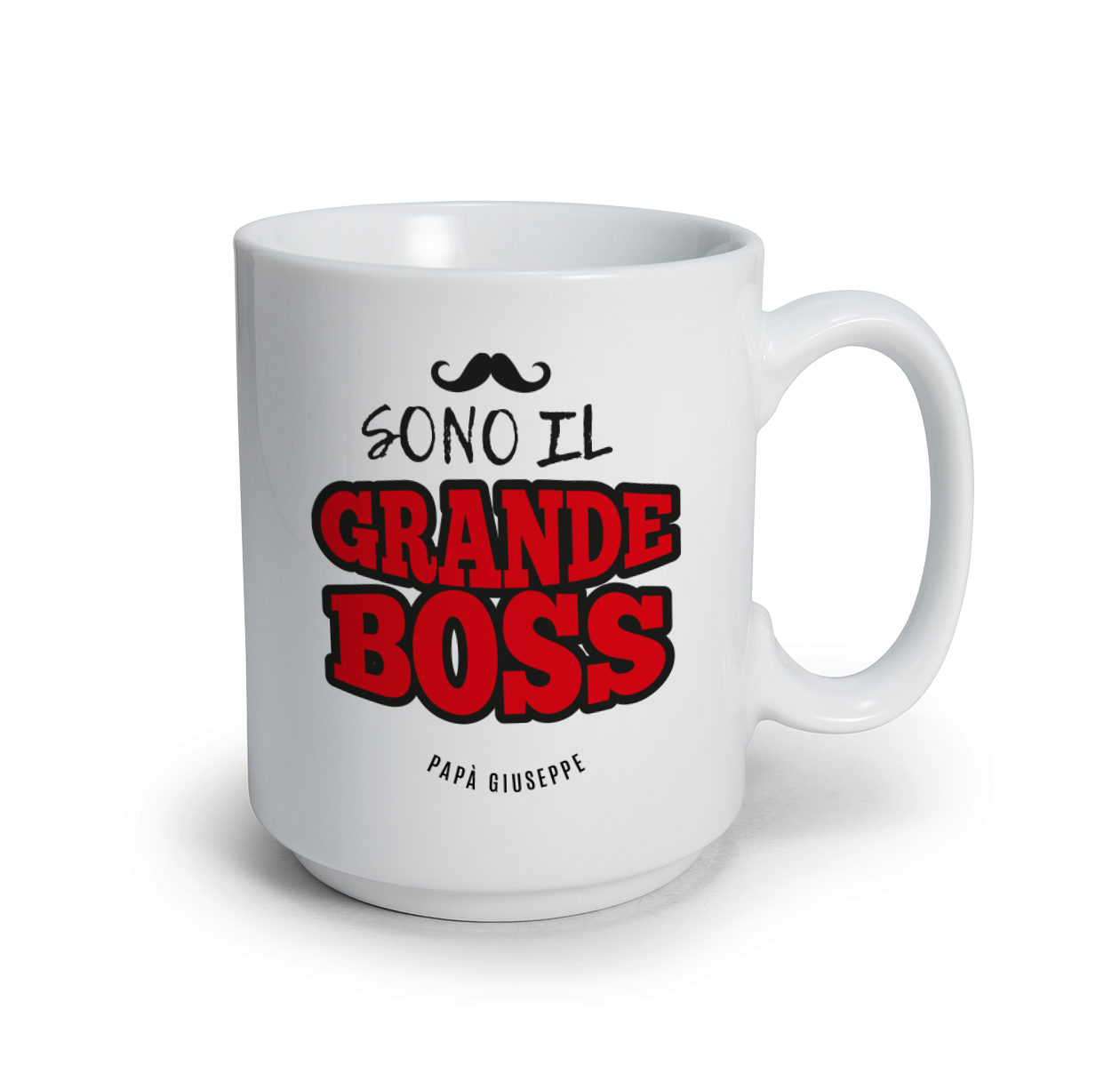 Sono il grande boss - Tazza mug - personalizzata con nome