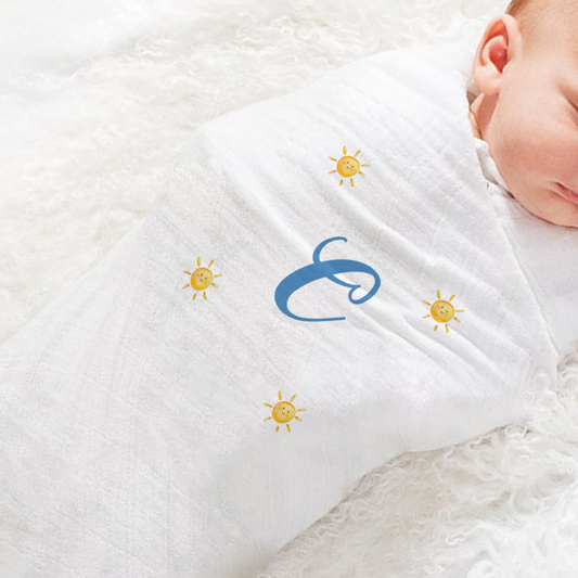 Baby Boy - Set 3 pezzi mussole personalizzate con nome