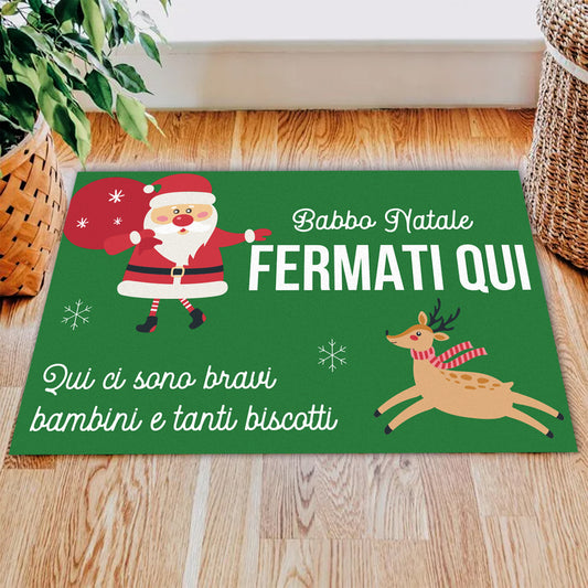 Babbo Natale fermati qui - Tappeto