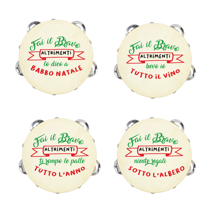 Fai il bravo - Set da 10 Tamburelli