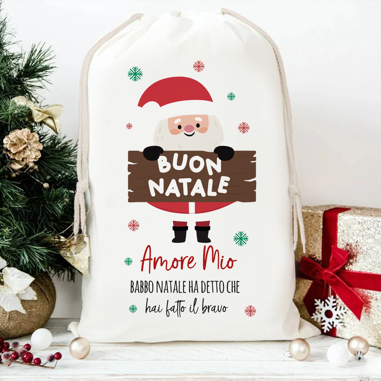 Babbo Natale amore mio - Sacchetto