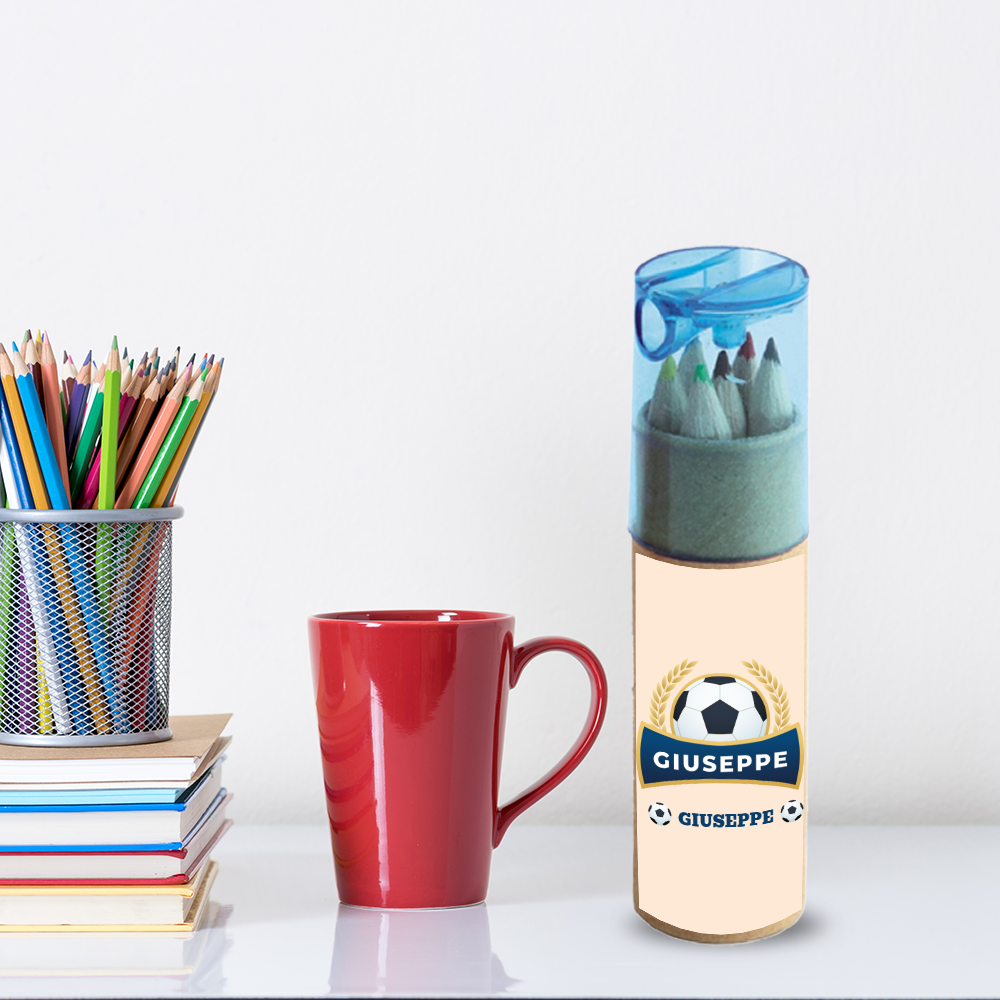 Soccer - Set Pastelli 4 Pz - personalizzati con nome