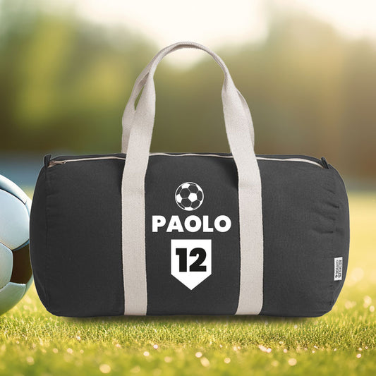 Pallone - Borsa da palestra - personalizzata con nome e numero