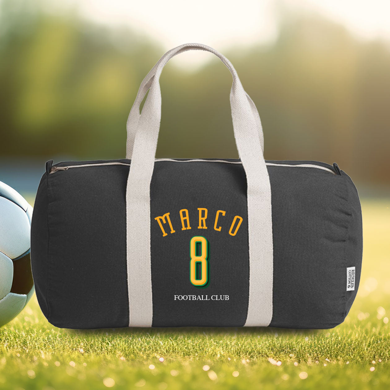 Football club - Borsa da palestra - personalizzata con nome e numero