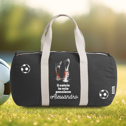 Il calcio la mia passione - Borsa da palestra - personalizzata con nome