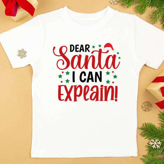 Dear Santa i can explain - T-shirt