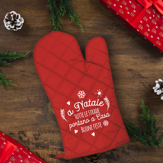 A Natale tutte le strade portano a casa - Guanto da cucina