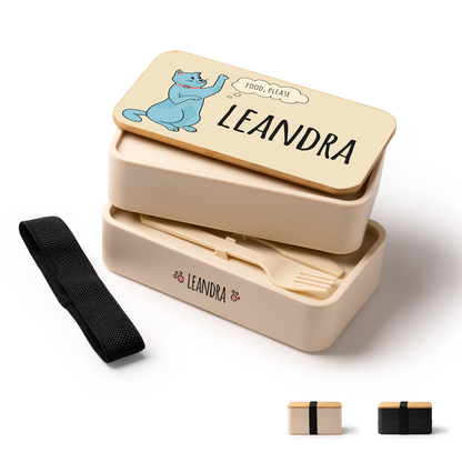 Food please - Scatola per il pranzo - personalizzato con nome