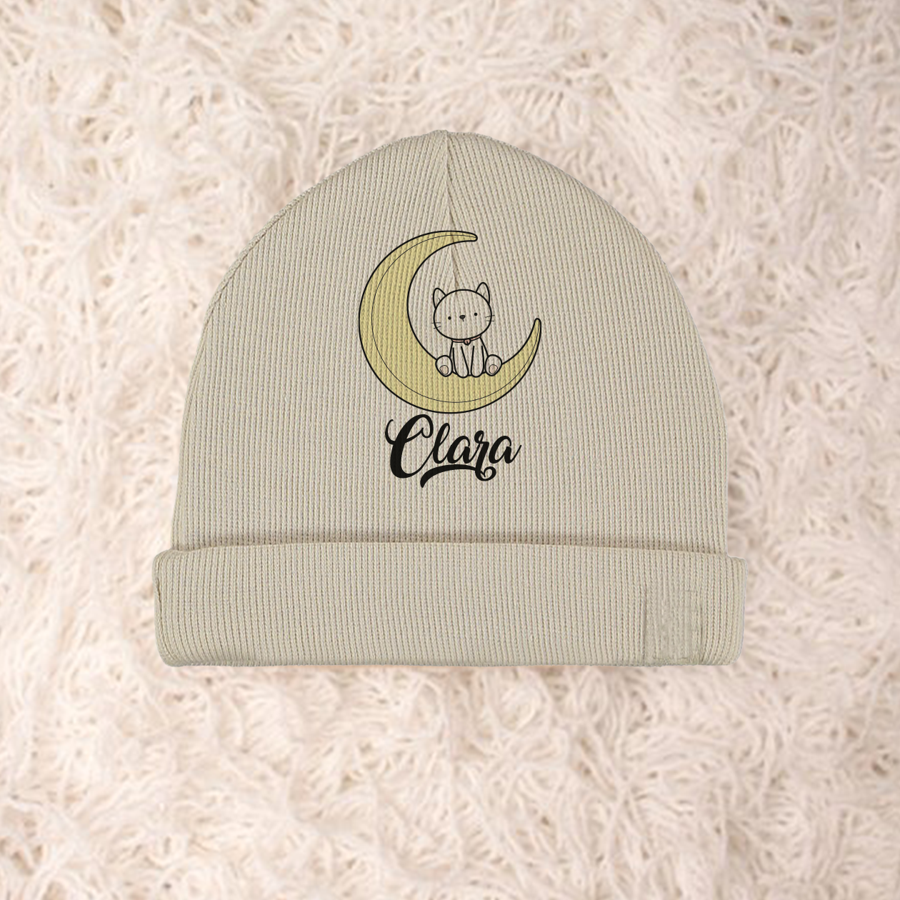 Cat moon - Cappellino personalizzato con nome