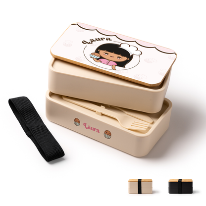 Cook - Scatola per il pranzo - personalizzato con nome