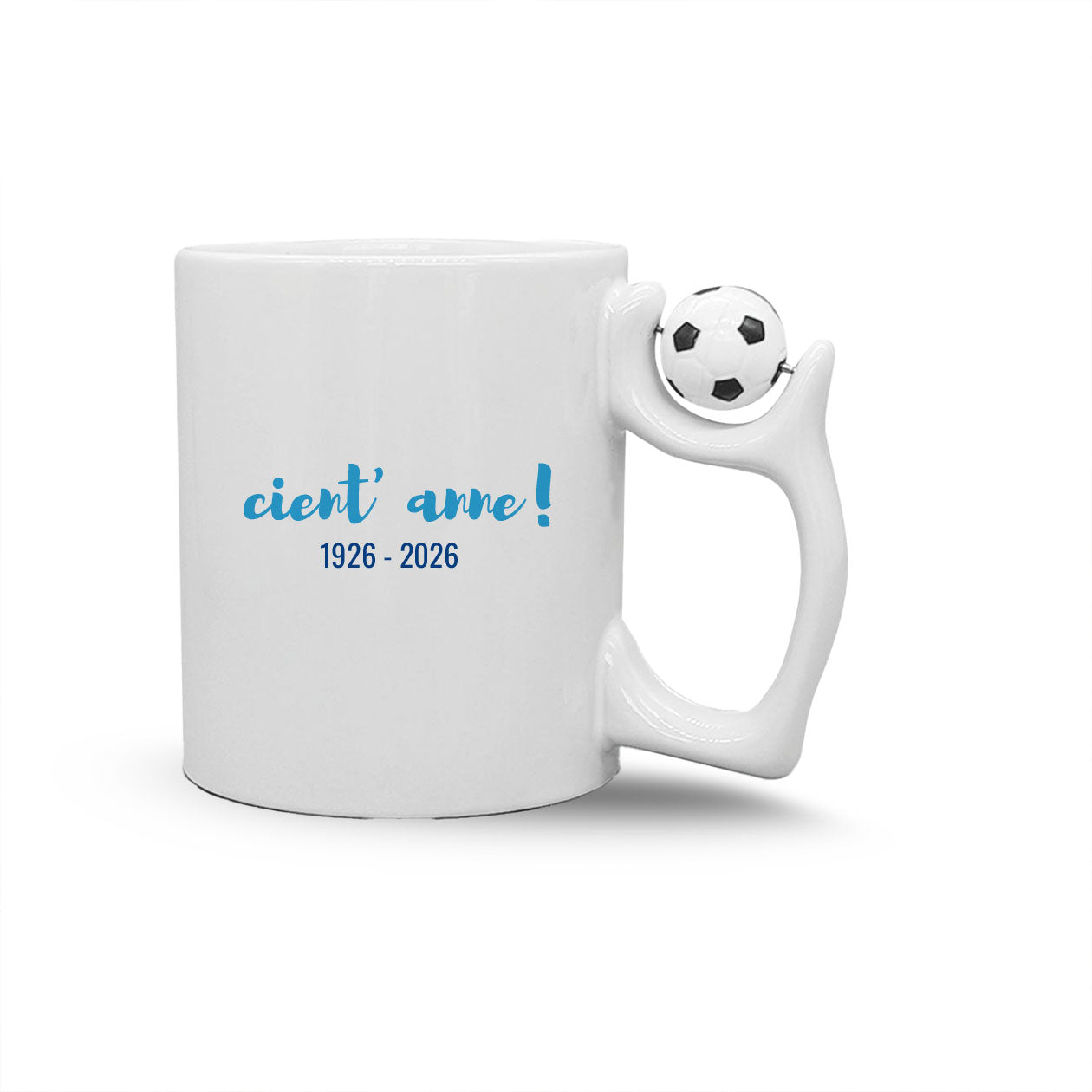 Cient'anne - Tazza mug con manico pallone