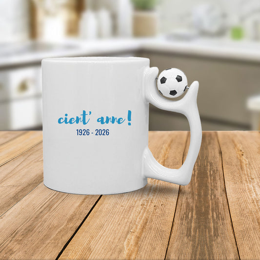Cient'anne - Tazza mug con manico pallone