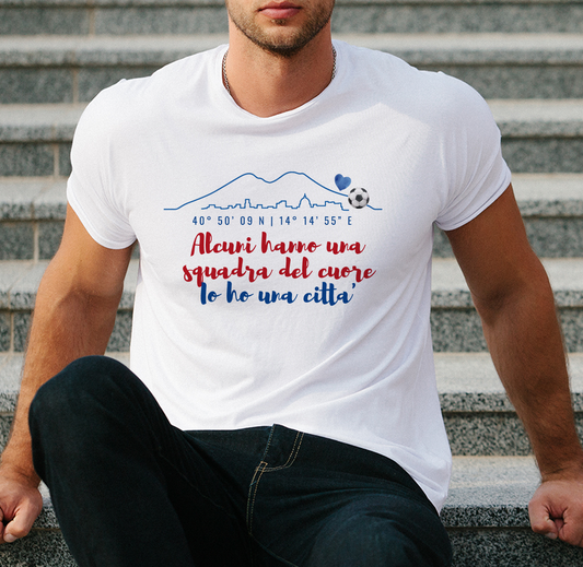 Città del cuore - T-shirt Bianca - Maglia 2026