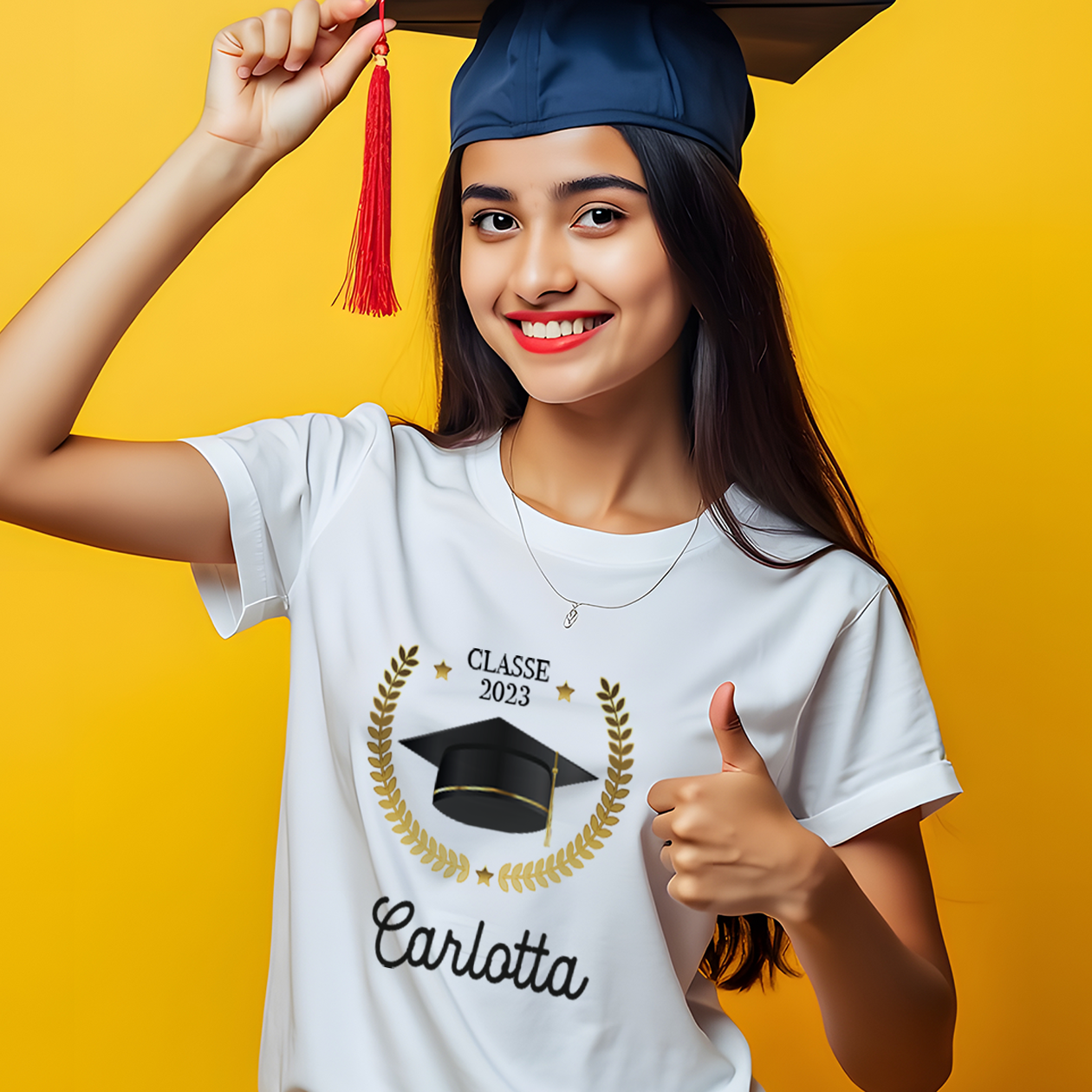 Classe - T-shirt - personalizzata con nome