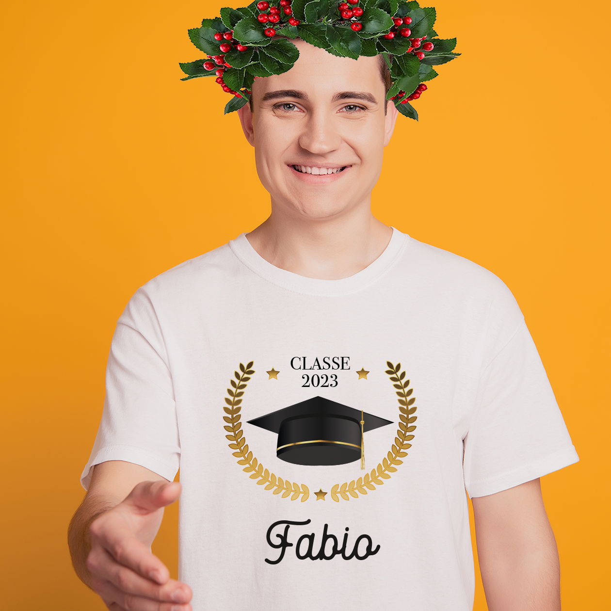 Classe e nome - T-shirt - personalizzata con nome