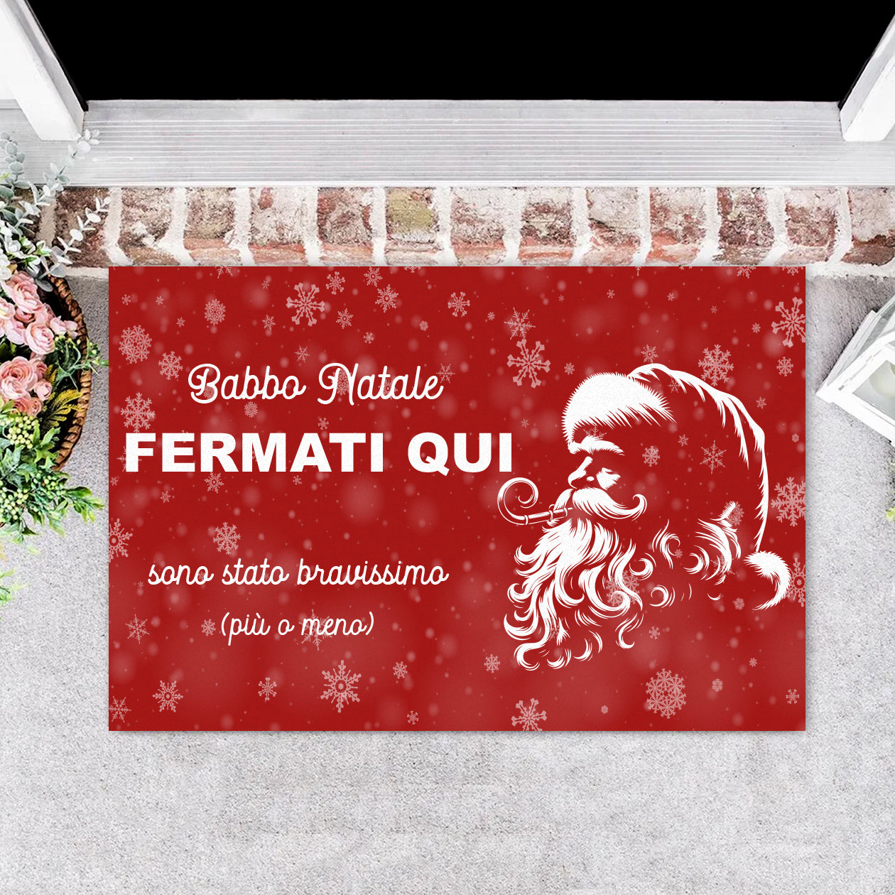 Babbo Natale fermati qui - Tappeto