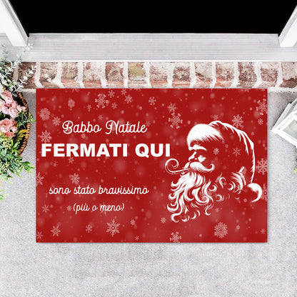 Babbo Natale fermati qui - Tappeto
