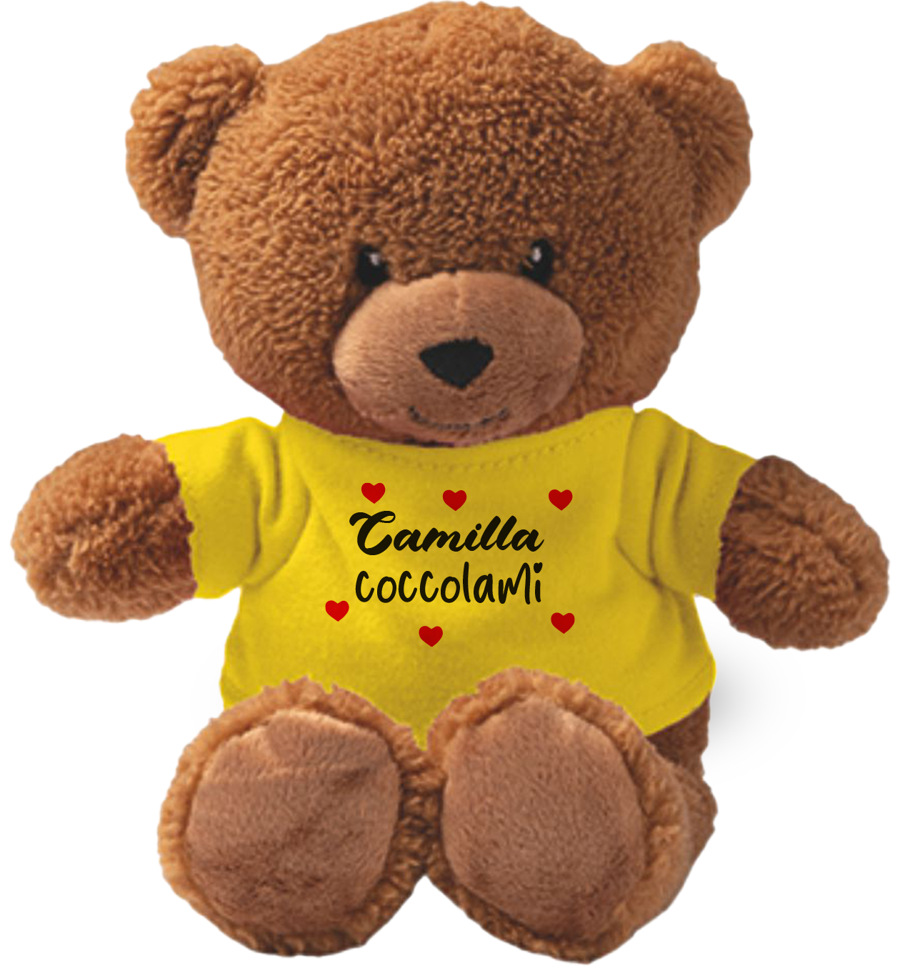 Coccolami - Teddy - Orsacchiotto di Peluche con Maglietta Personalizzata