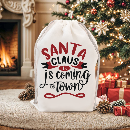 Santa Claus is coming to town - Sacchetto